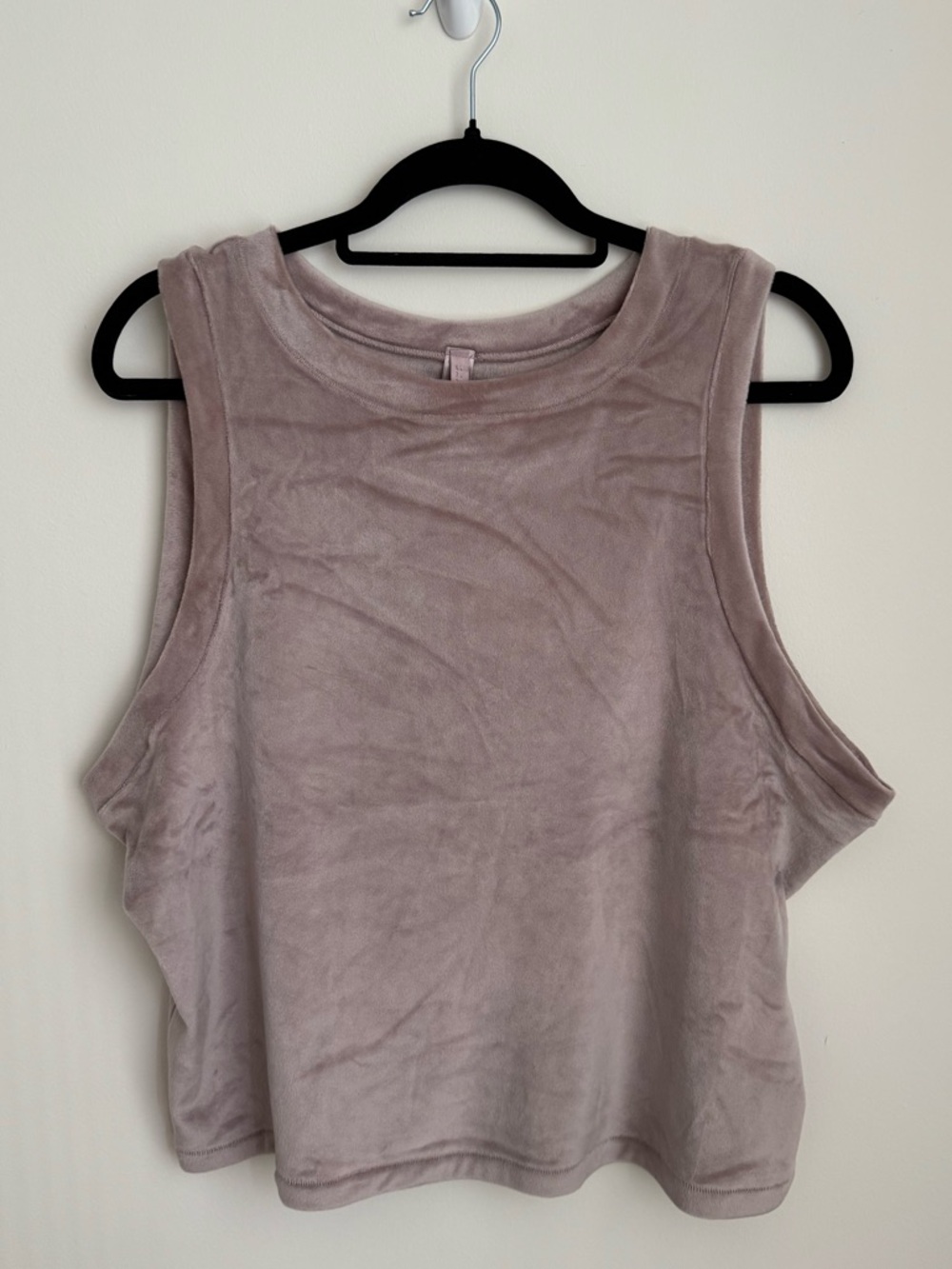 New Skims Pink Velour Tank, Size 3XL